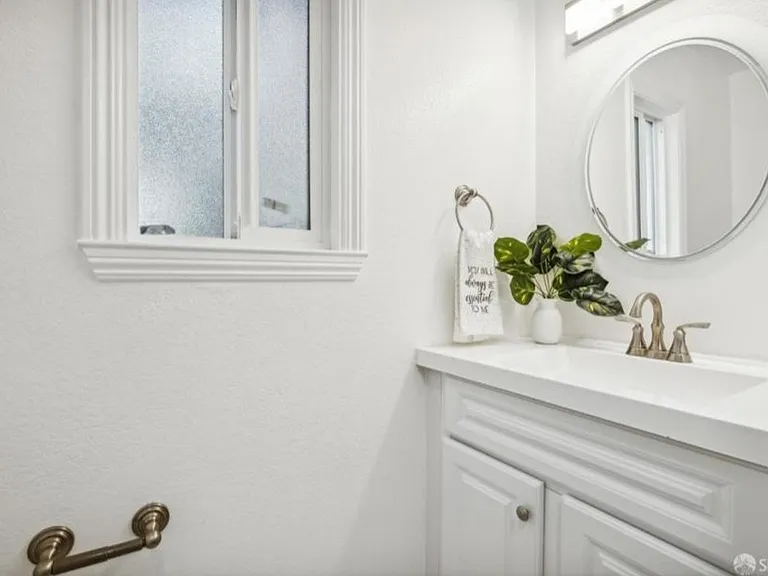 Powder room (half bathroom) for upper floor