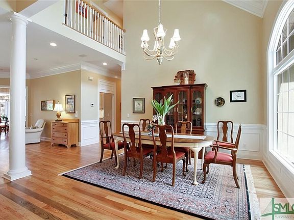 Dining Room opens to the Living Room and Foyer