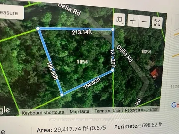 1154 Delia Rd, Bracebridge, ON P0B 1L0
