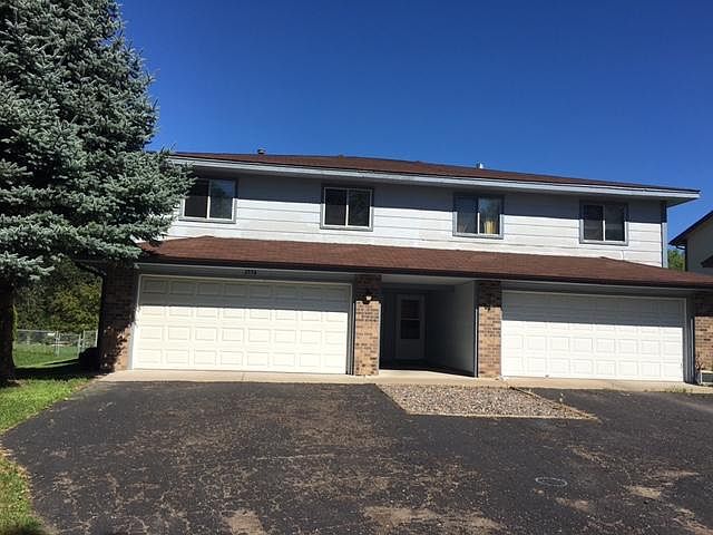 Front of the house. Attached 2 car garage
