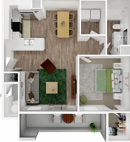 1 Bed | 1 Bath 1 Bed | 1 Bath