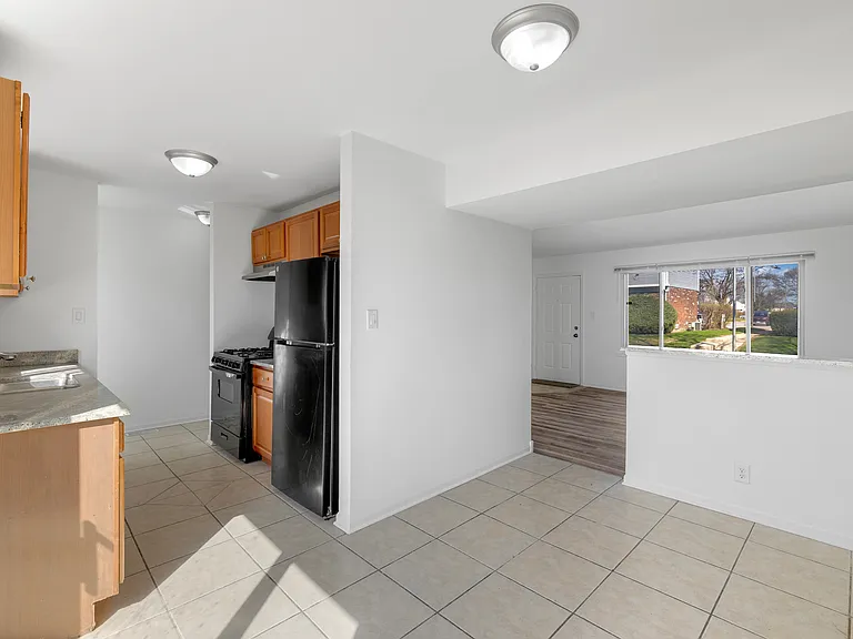 Dining area and kitchen