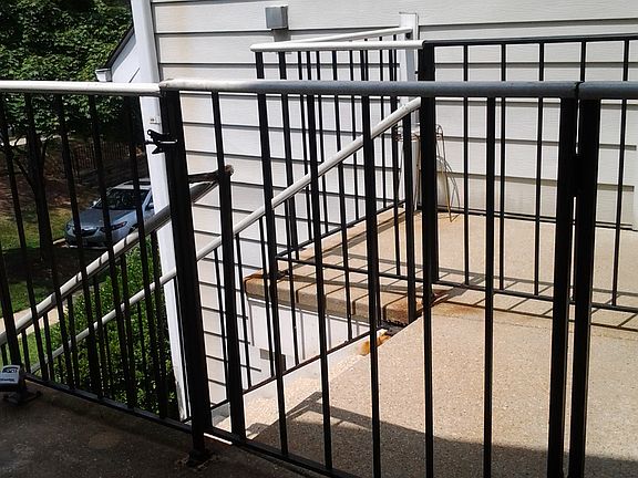 Gated entrence to the condo