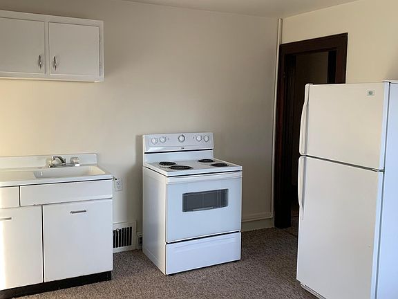 Kitchen- Stove is not included.
