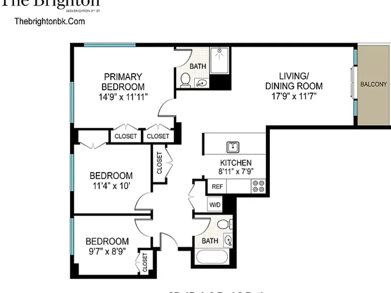 2833 Brighton 3 St #3D — Photo 2