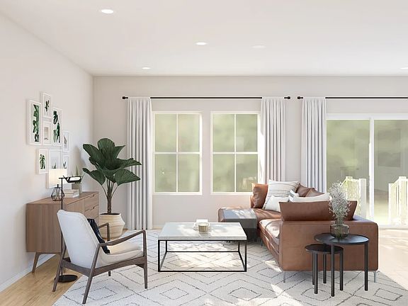 Great room with low-profile lighting - Artist Rendering