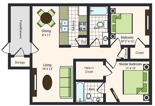 Floor plan F
