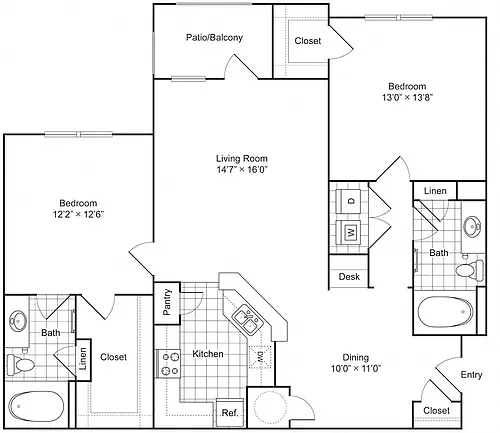 Floor plan B1