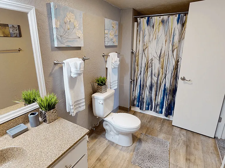 Spacious Bathrooms