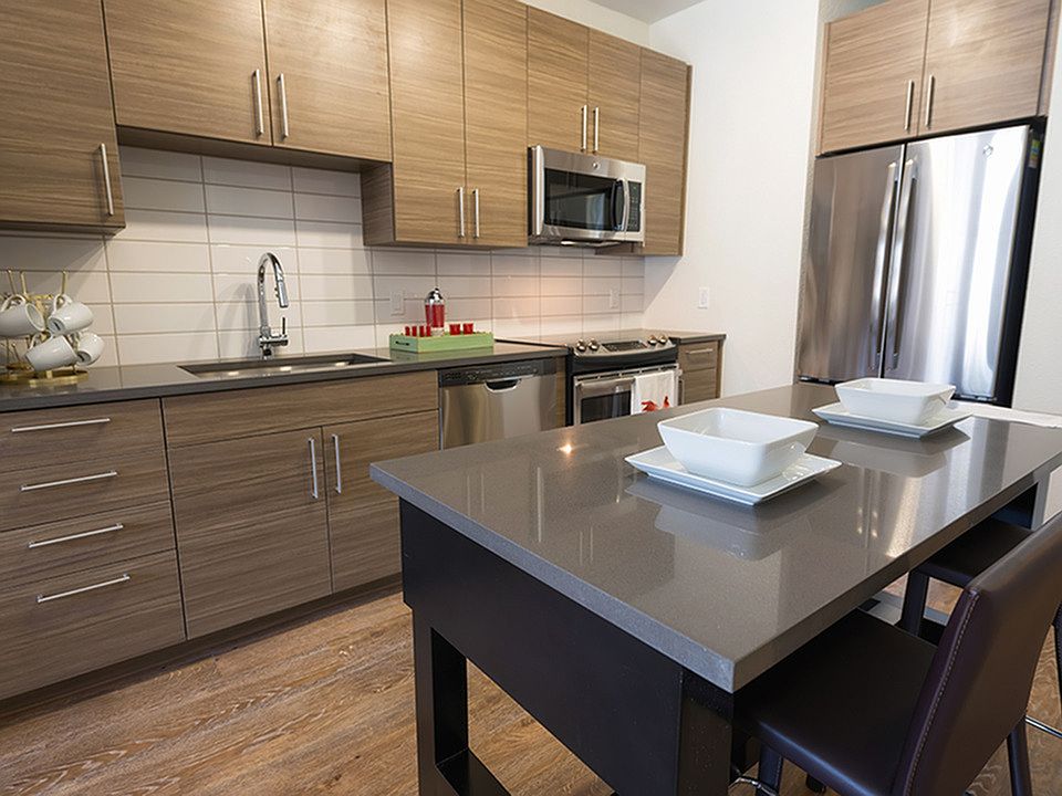 Convenient movable kitchen island for added seating