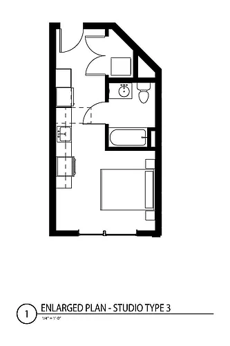 Floor plan Studio