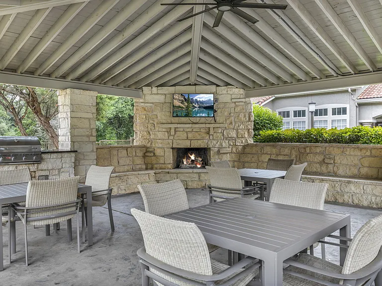 Poolside Patio with Outdoor TVs