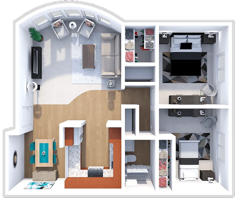 Floor plan Tamarack