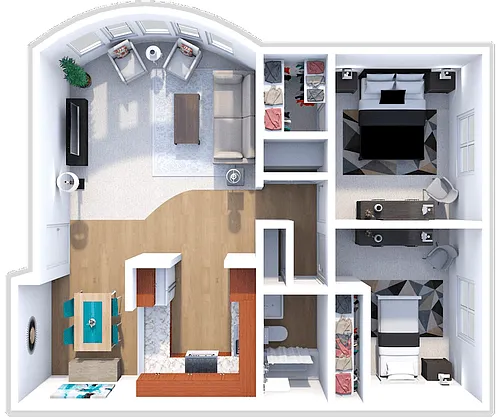 Floor plan Tamarack