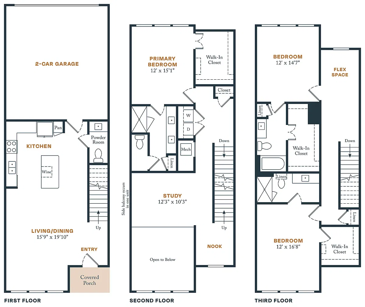 Floor plan TH 10