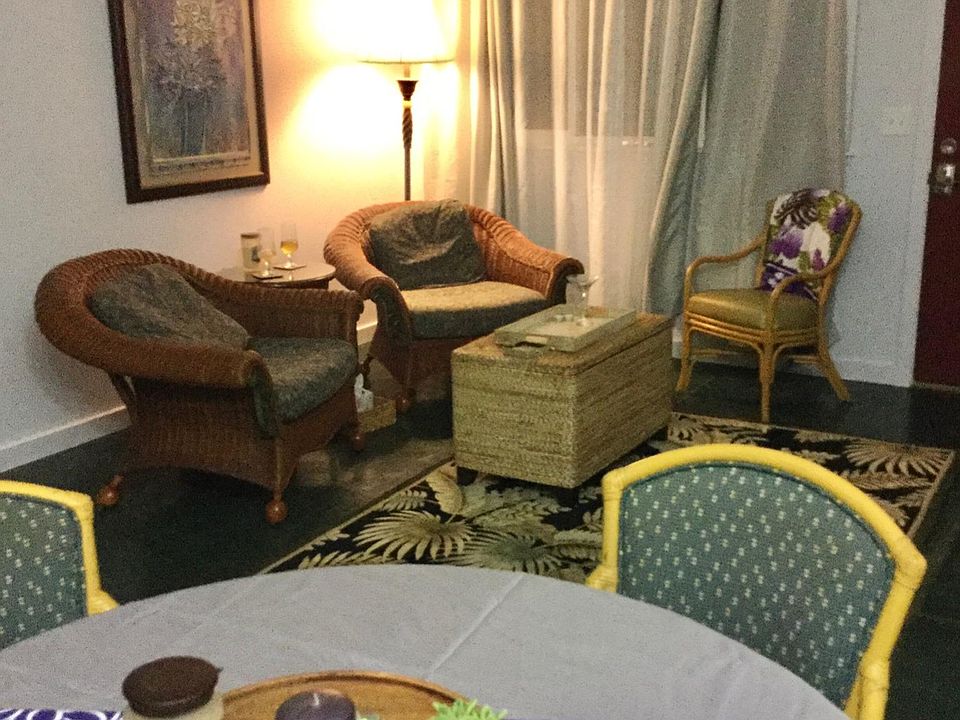 Open living and dining space