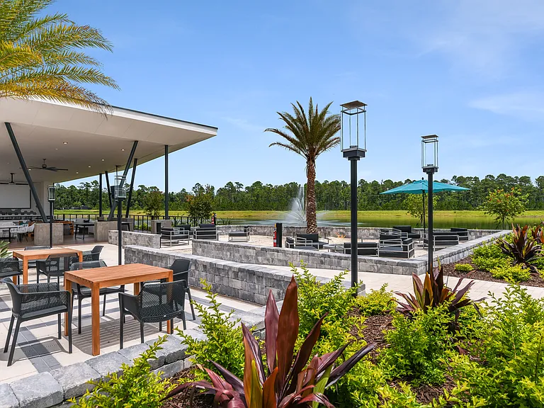 Gather outdoors for fresh air, beautiful Florida days and good company.