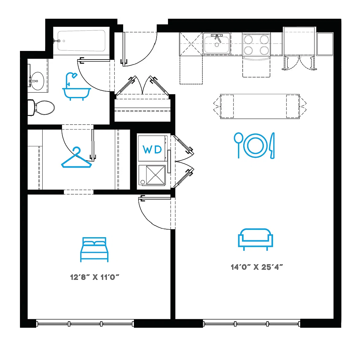Floor plan 1G