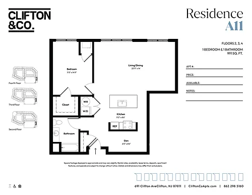Floor plan A11