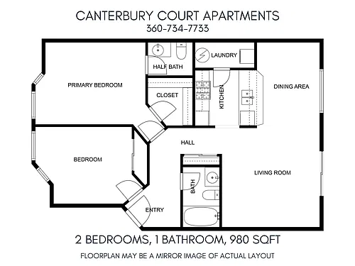 Floor plan B Top Floor
