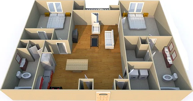 Floor plan West Ridge Loft