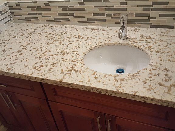 updated bathroom and kitchen sinks