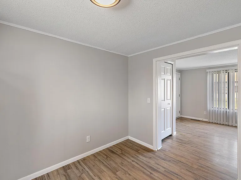 area in the eat in kitchen for a table