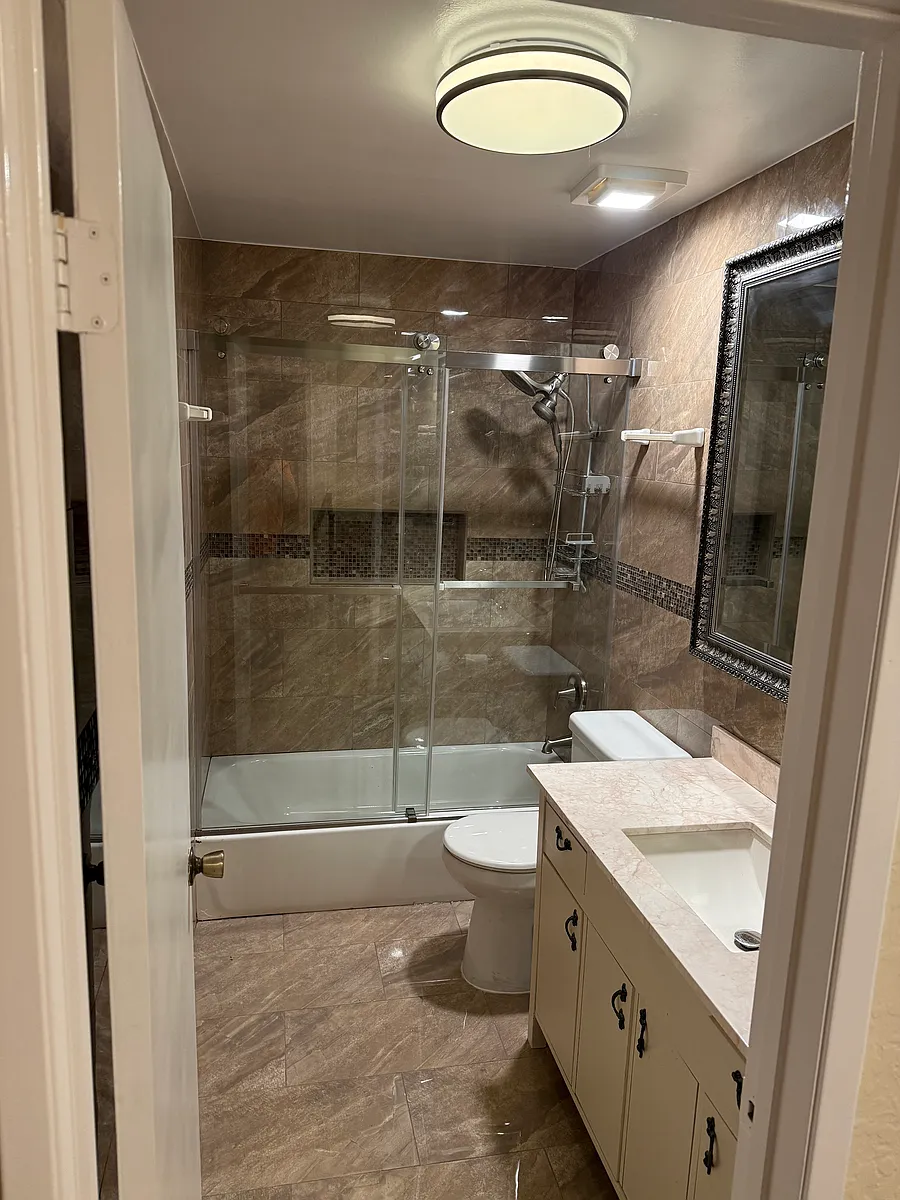 Upstairs Bathroom BRAND NEW! - 200 Elm Ave #7