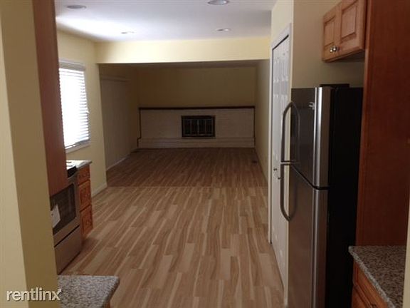 hawks long shot of kitchen living room