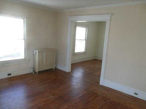 Wood floors living room to Dining room