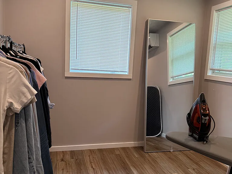Office currently used as closet/dressing room.
