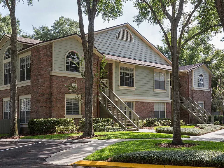 Building exterior with convenient parking