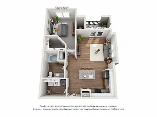 Floor plan Pritchard