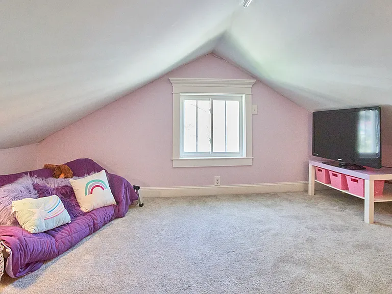 Adorable loft for kids sleepovers or workspace or exercise room
