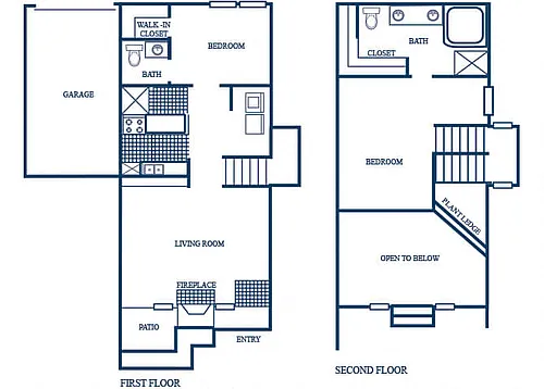 Floor plan TH3 Income Restricted