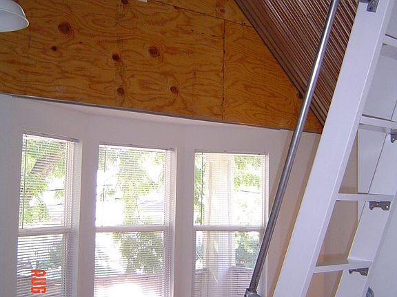 front room / ladder to loft