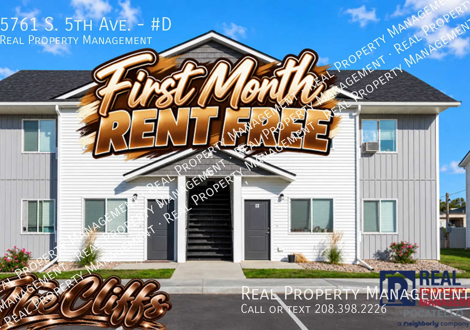 First Month Rent Free - 3 Bedroom 1 Bath Apartment - Fiber Internet - Dog Negotiable — Photo 1