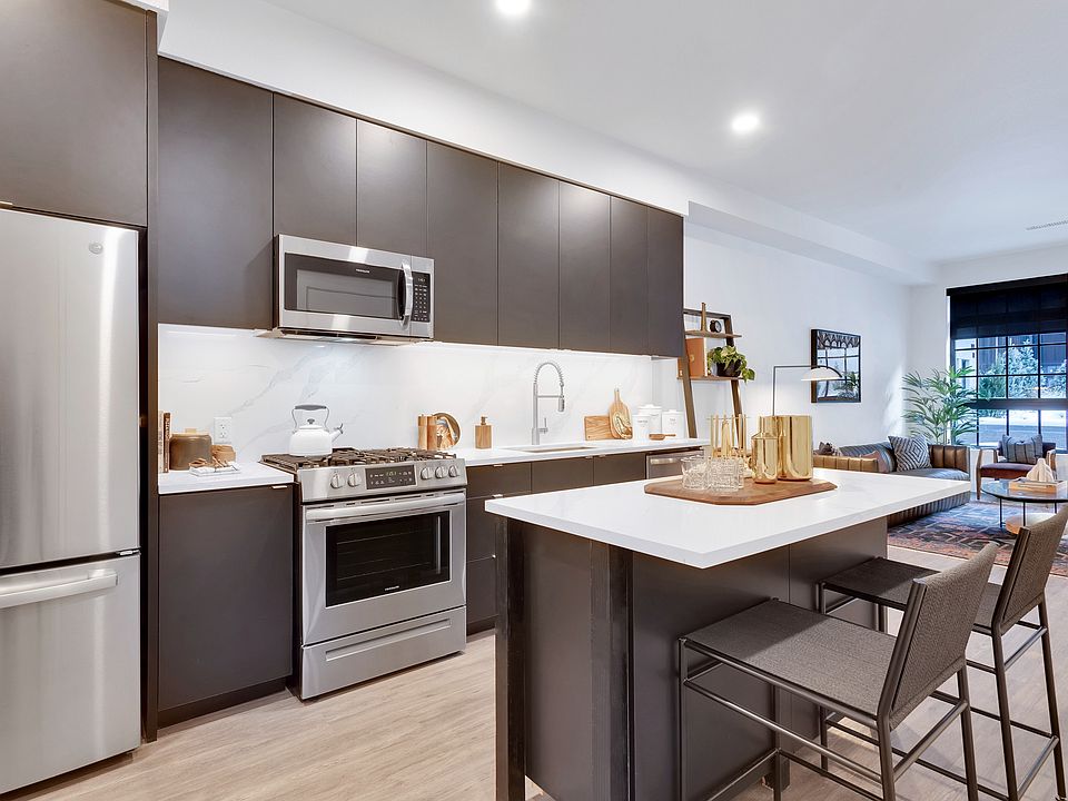 Thoughtful finishes include soft-close doors and drawers