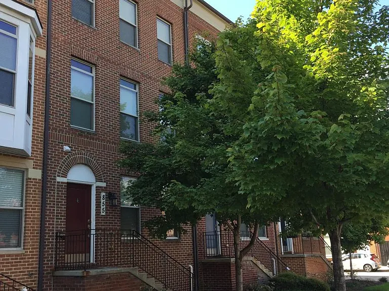 Front of townhouse