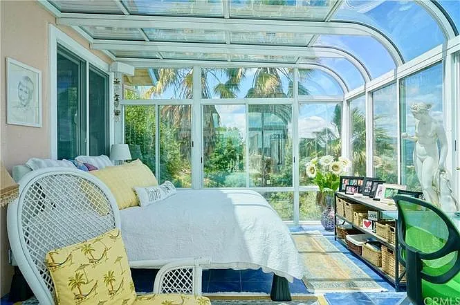 glass bedroom