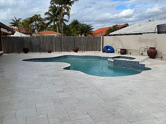 Pool view from terrace 1