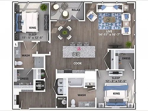 Floor plan C6
