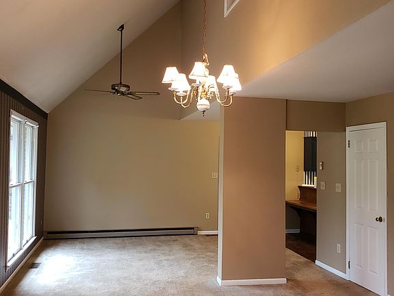 Combined large main living and dining area