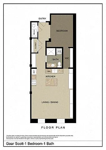 Floor plan 1 Bedroom
