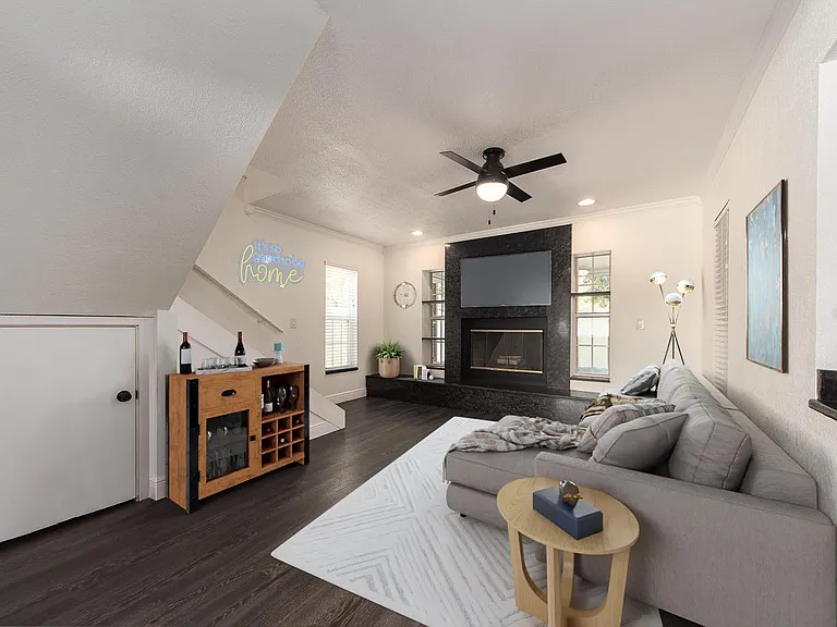 Another view with virtual staging.