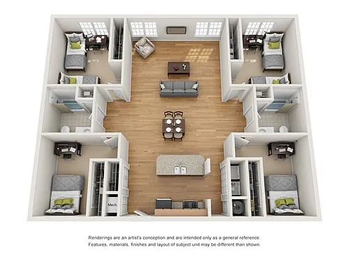 Floor plan 4X2