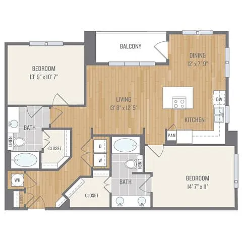 Floor plan B3
