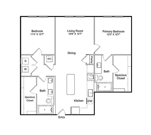 Floor plan B1B