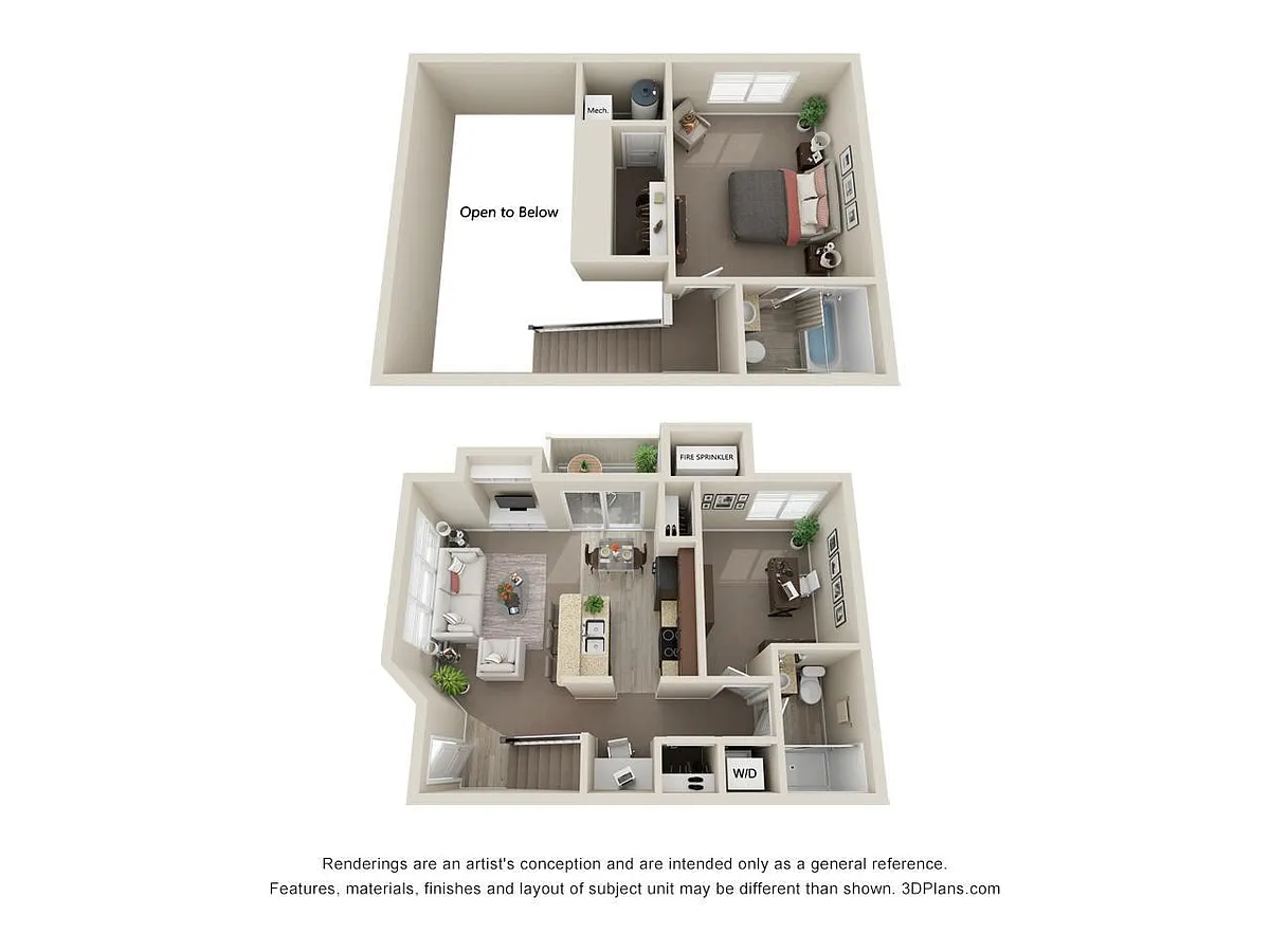 Floor plan A-2X2