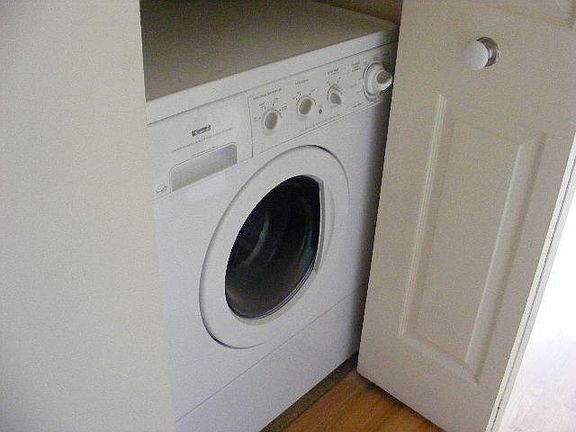 Washer and dryer on top room